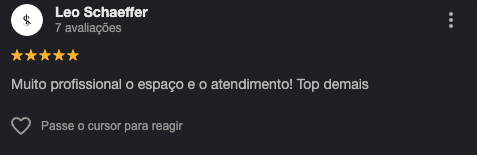 Avaliação 5 estrelas no Google de Leo Schaeffer sobre a Multimetais