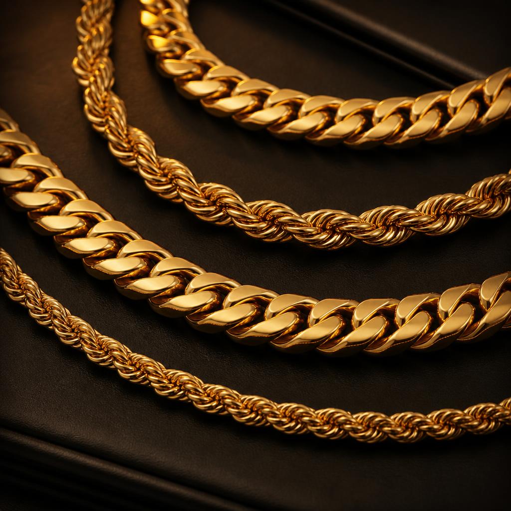 Correntes de ouro compradas pela Multimetais